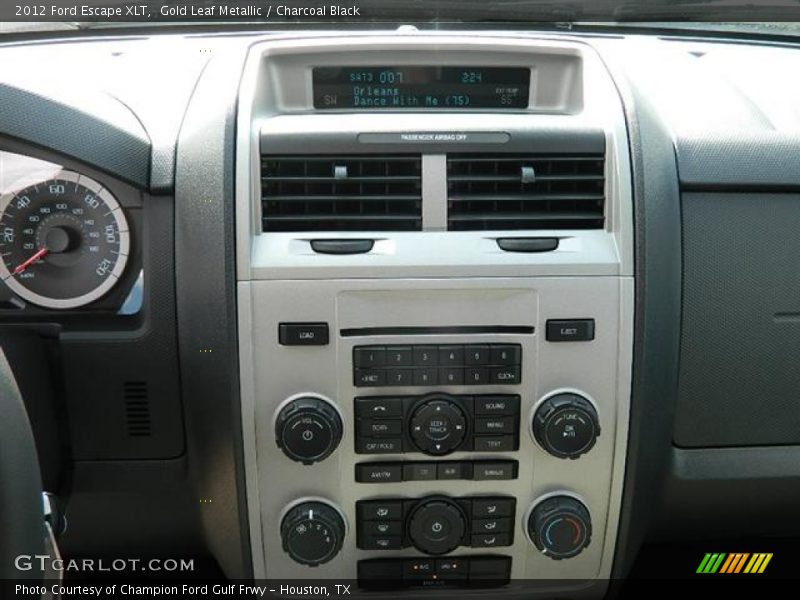 Gold Leaf Metallic / Charcoal Black 2012 Ford Escape XLT