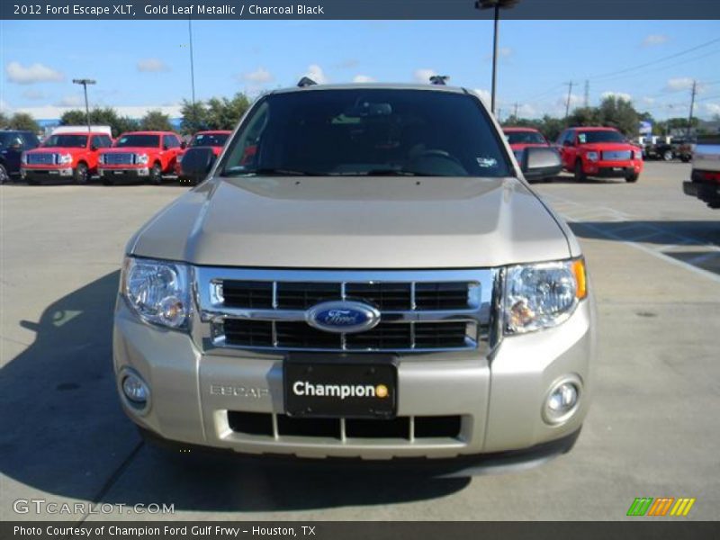 Gold Leaf Metallic / Charcoal Black 2012 Ford Escape XLT
