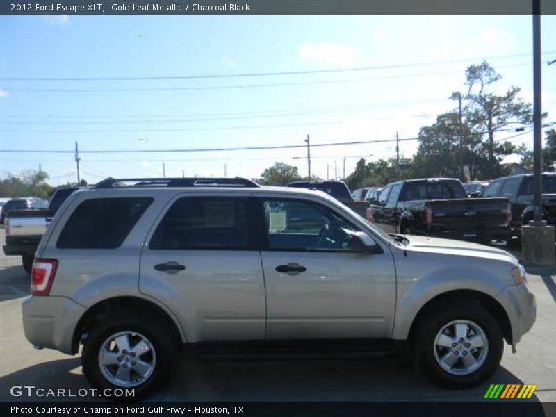 Gold Leaf Metallic / Charcoal Black 2012 Ford Escape XLT