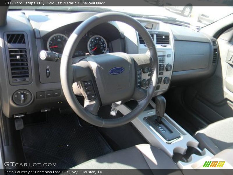 Gold Leaf Metallic / Charcoal Black 2012 Ford Escape XLT