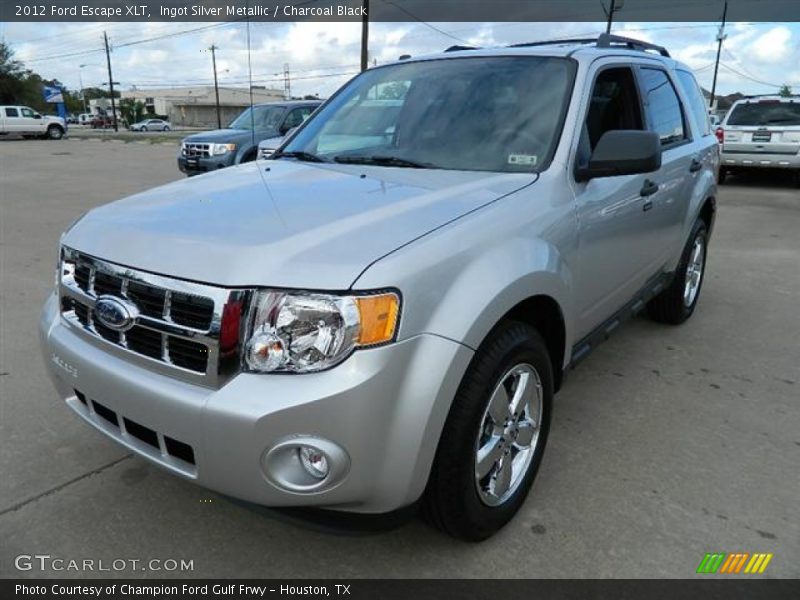 Ingot Silver Metallic / Charcoal Black 2012 Ford Escape XLT