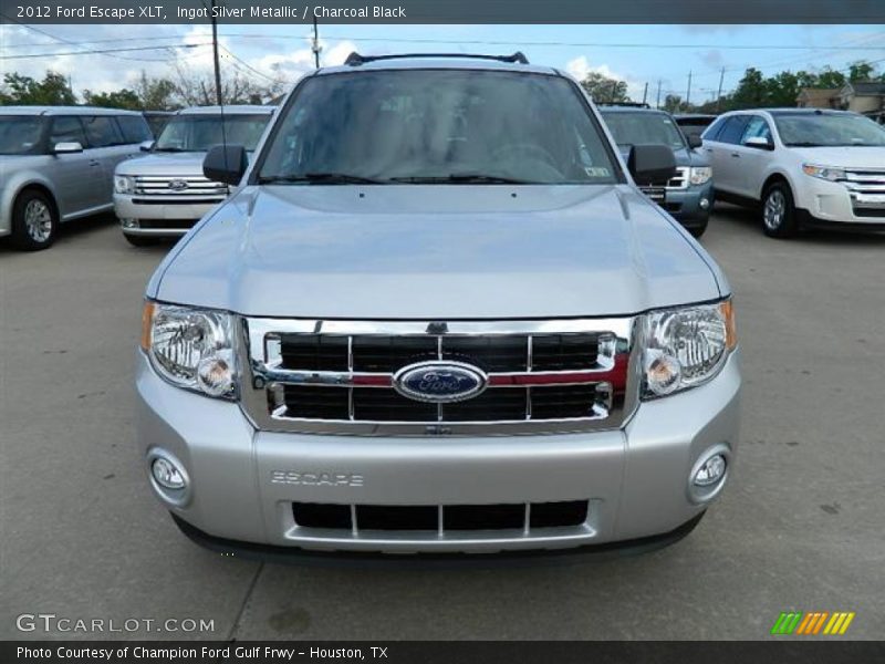 Ingot Silver Metallic / Charcoal Black 2012 Ford Escape XLT