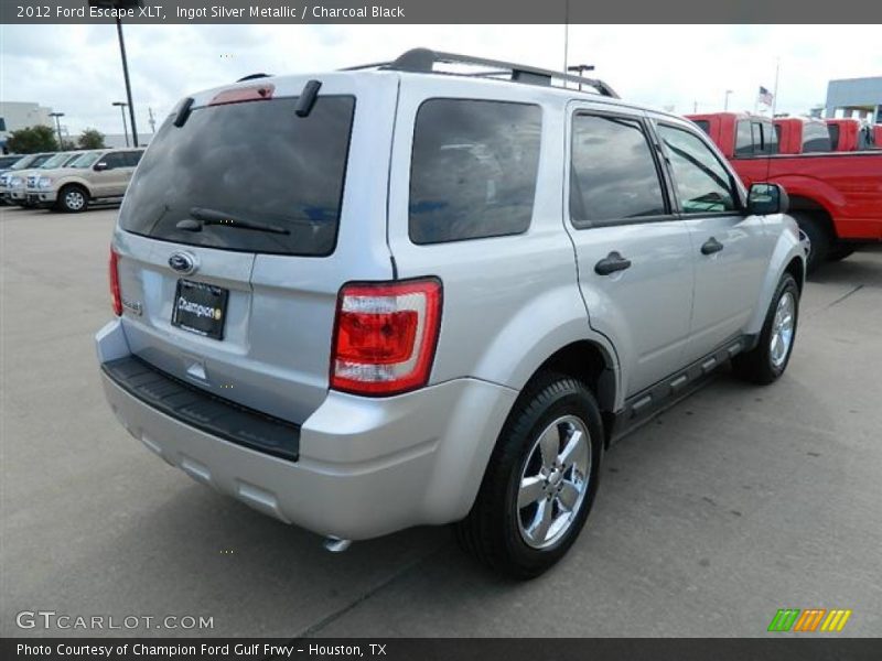 Ingot Silver Metallic / Charcoal Black 2012 Ford Escape XLT