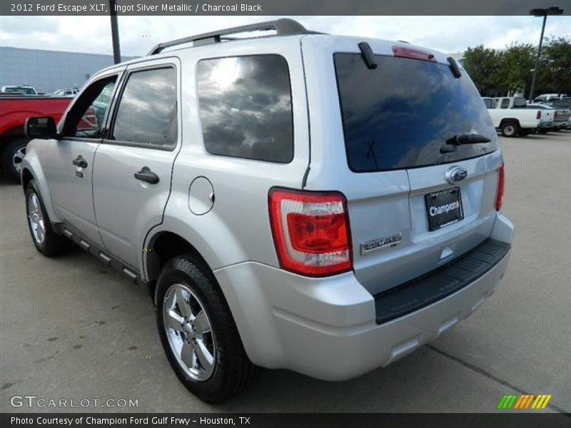Ingot Silver Metallic / Charcoal Black 2012 Ford Escape XLT
