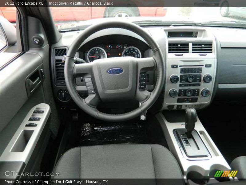 Ingot Silver Metallic / Charcoal Black 2012 Ford Escape XLT