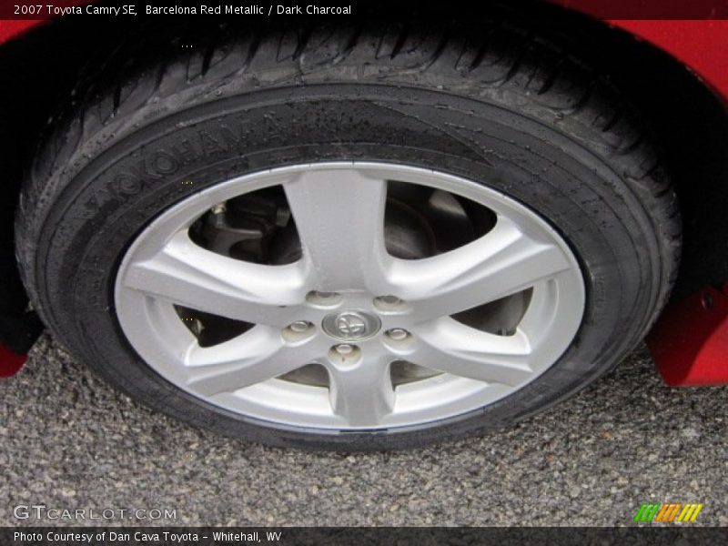 Barcelona Red Metallic / Dark Charcoal 2007 Toyota Camry SE