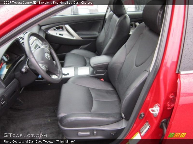 Barcelona Red Metallic / Dark Charcoal 2007 Toyota Camry SE