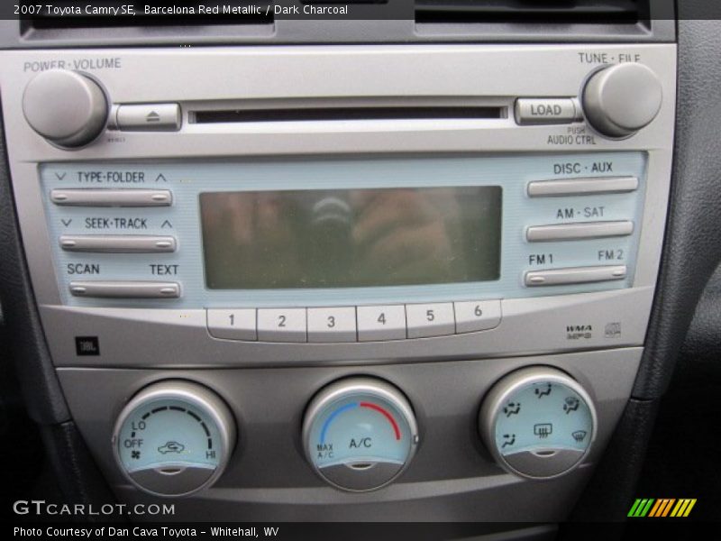 Barcelona Red Metallic / Dark Charcoal 2007 Toyota Camry SE