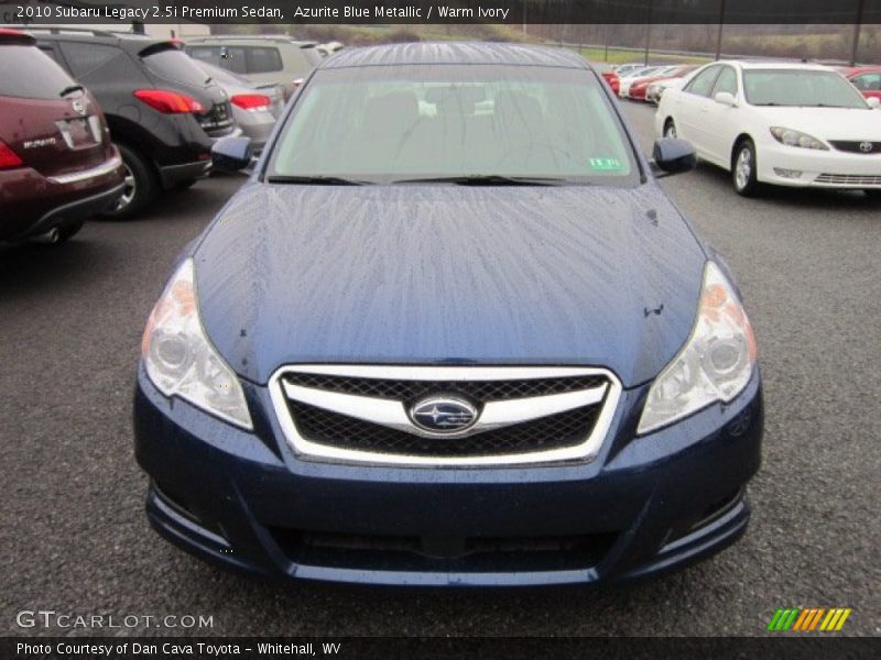Azurite Blue Metallic / Warm Ivory 2010 Subaru Legacy 2.5i Premium Sedan