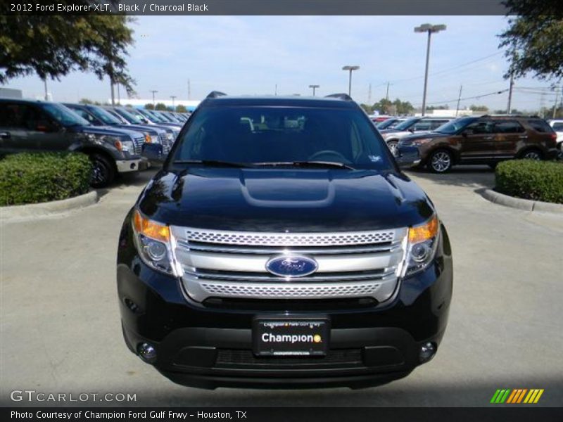 Black / Charcoal Black 2012 Ford Explorer XLT