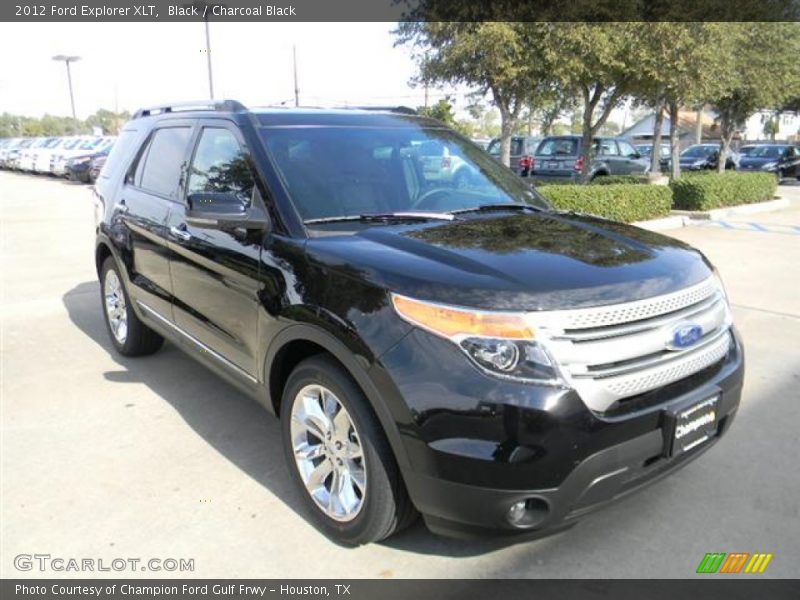 Black / Charcoal Black 2012 Ford Explorer XLT