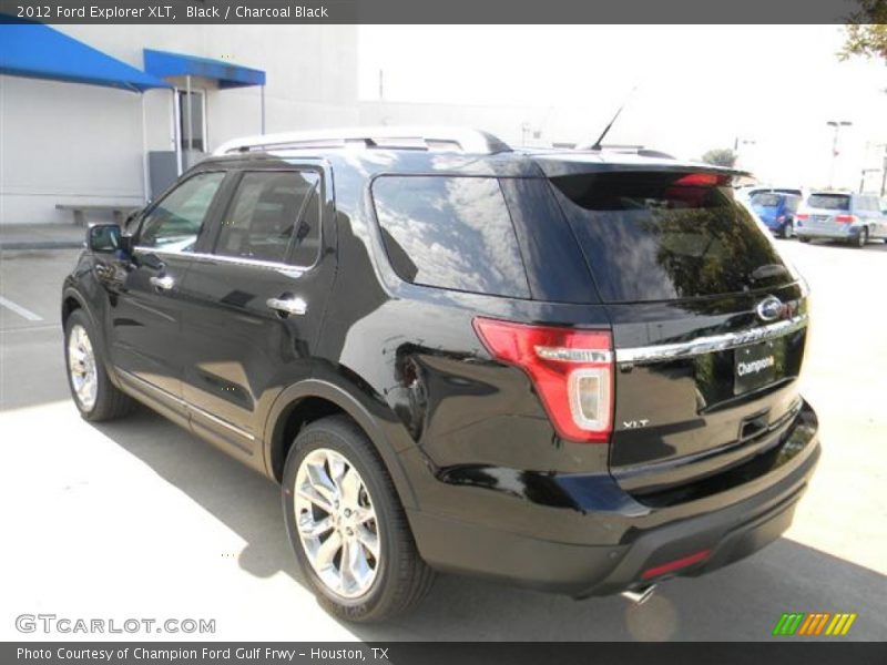 Black / Charcoal Black 2012 Ford Explorer XLT