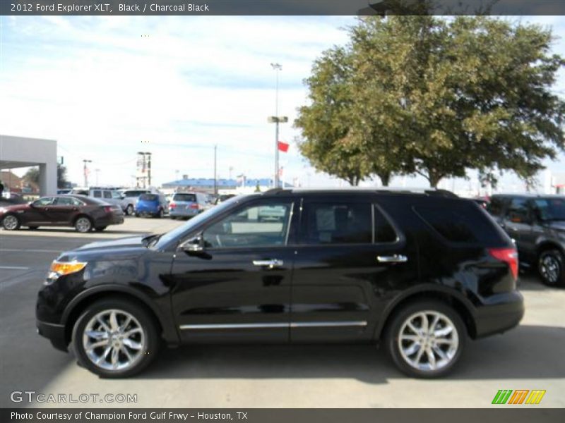 Black / Charcoal Black 2012 Ford Explorer XLT