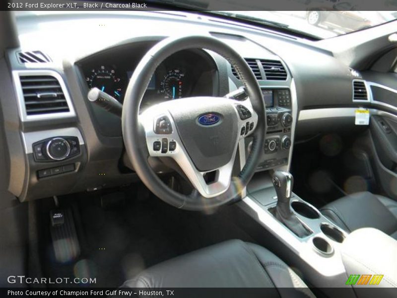 Black / Charcoal Black 2012 Ford Explorer XLT