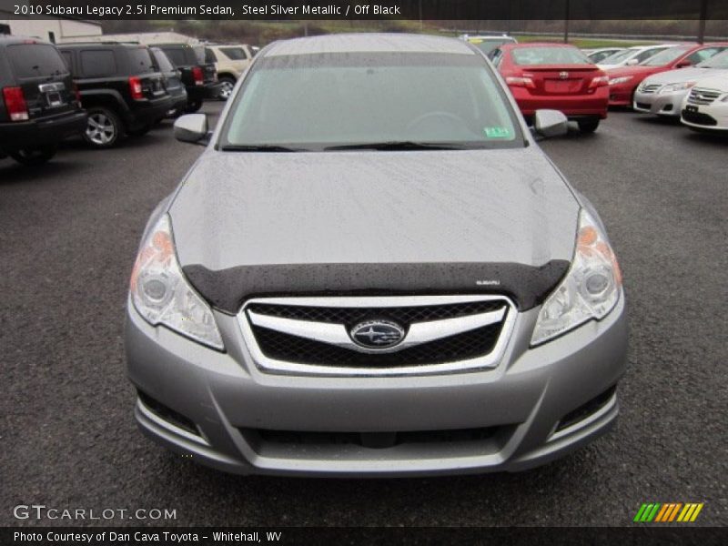 Steel Silver Metallic / Off Black 2010 Subaru Legacy 2.5i Premium Sedan