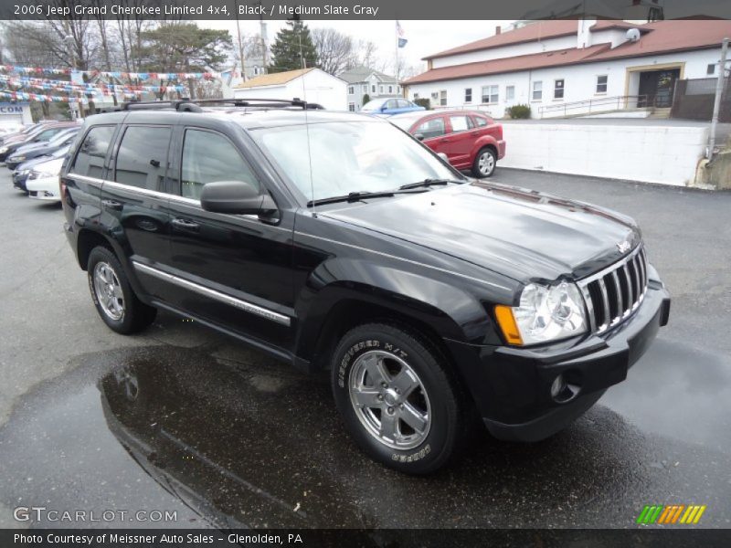 Black / Medium Slate Gray 2006 Jeep Grand Cherokee Limited 4x4