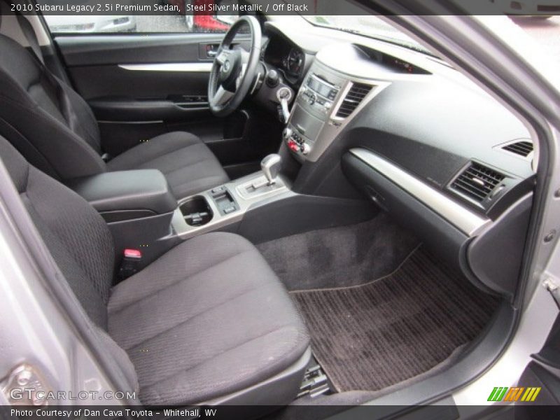 Steel Silver Metallic / Off Black 2010 Subaru Legacy 2.5i Premium Sedan