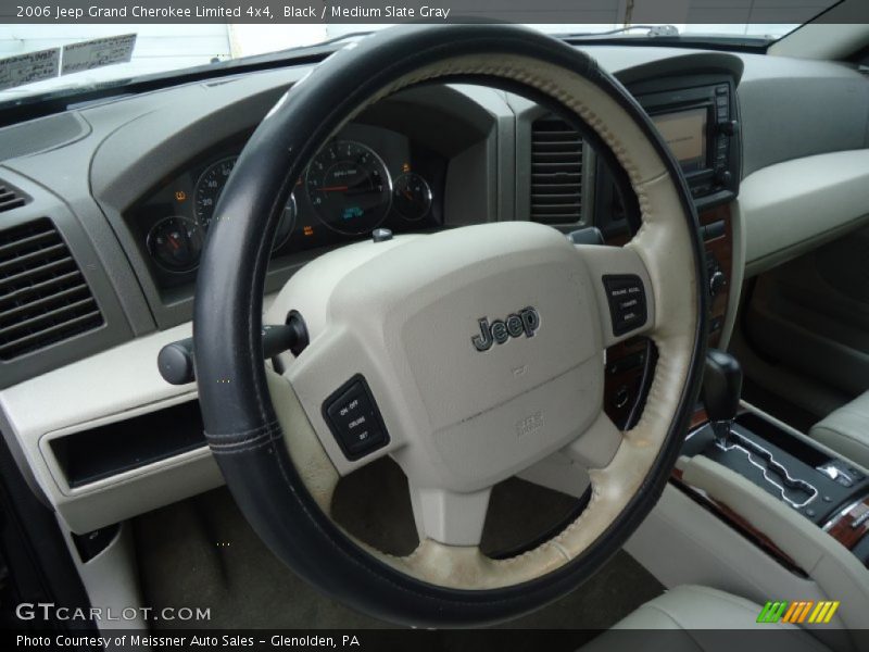 Black / Medium Slate Gray 2006 Jeep Grand Cherokee Limited 4x4