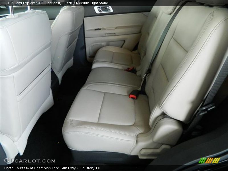 Black / Medium Light Stone 2012 Ford Explorer XLT EcoBoost