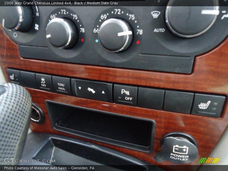 Black / Medium Slate Gray 2006 Jeep Grand Cherokee Limited 4x4