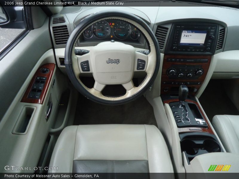 Black / Medium Slate Gray 2006 Jeep Grand Cherokee Limited 4x4