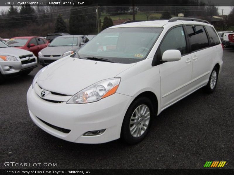 Natural White / Fawn 2008 Toyota Sienna XLE