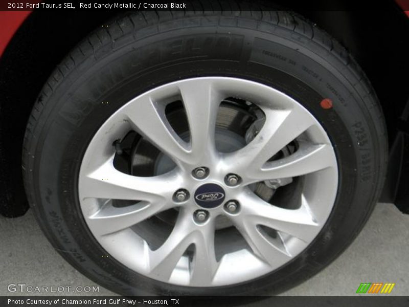 Red Candy Metallic / Charcoal Black 2012 Ford Taurus SEL