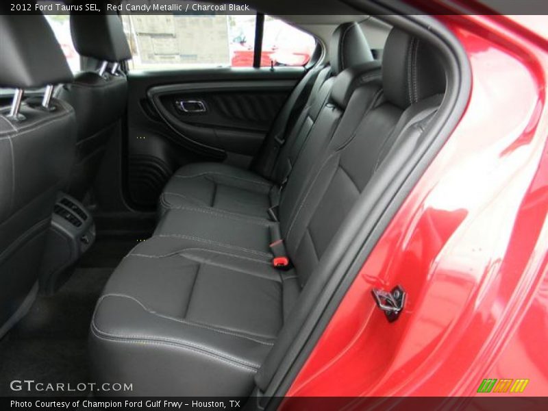 Red Candy Metallic / Charcoal Black 2012 Ford Taurus SEL