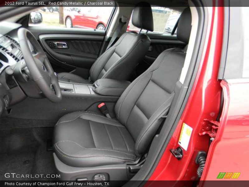 Red Candy Metallic / Charcoal Black 2012 Ford Taurus SEL