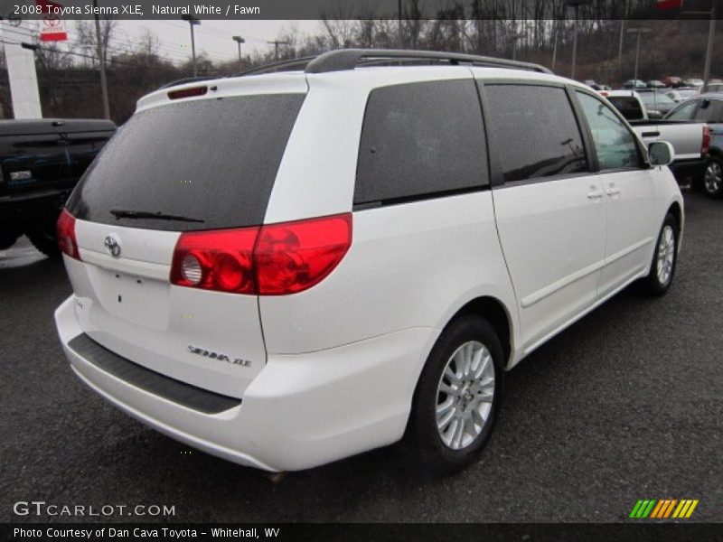 Natural White / Fawn 2008 Toyota Sienna XLE