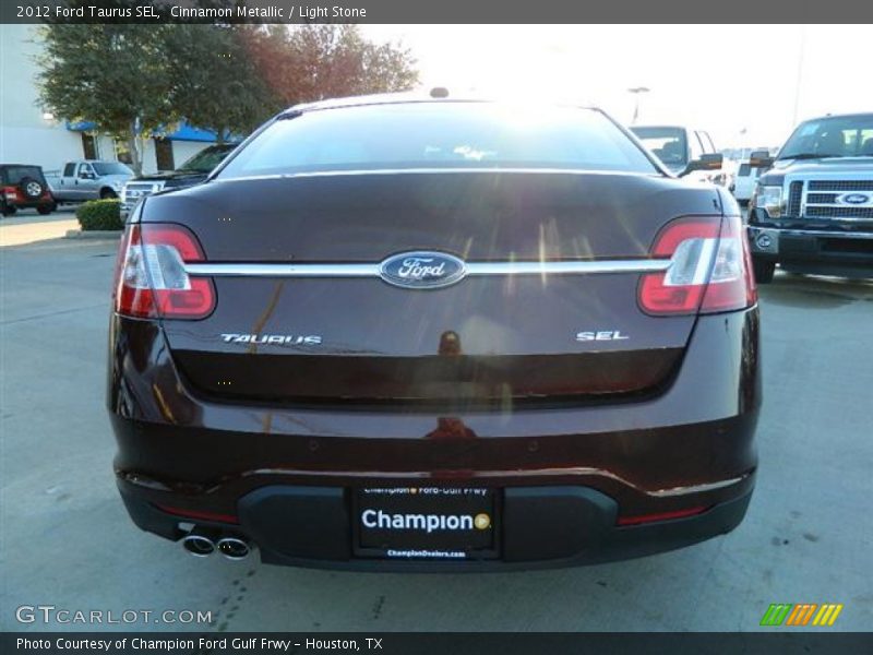 Cinnamon Metallic / Light Stone 2012 Ford Taurus SEL