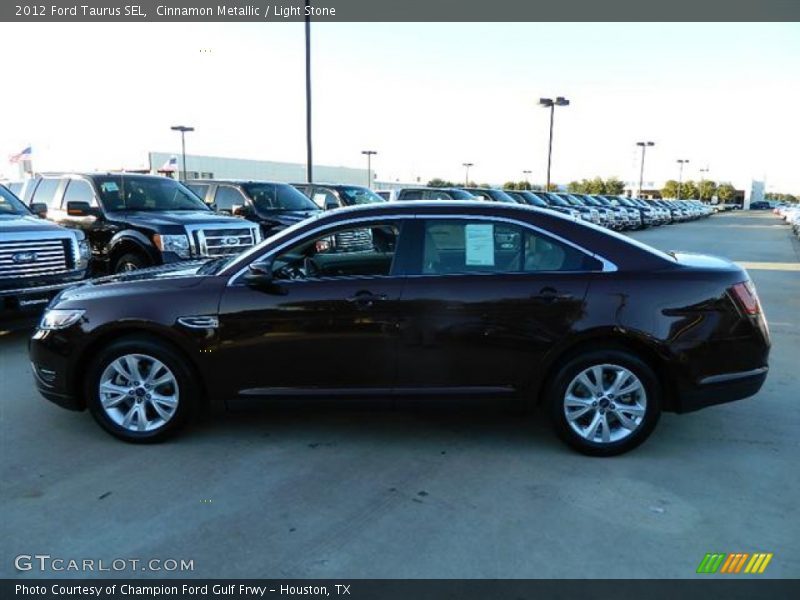 Cinnamon Metallic / Light Stone 2012 Ford Taurus SEL