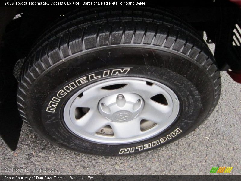 Barcelona Red Metallic / Sand Beige 2009 Toyota Tacoma SR5 Access Cab 4x4