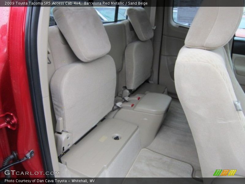 Barcelona Red Metallic / Sand Beige 2009 Toyota Tacoma SR5 Access Cab 4x4