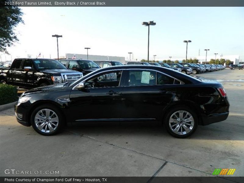 Ebony Black / Charcoal Black 2012 Ford Taurus Limited