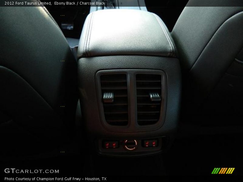Ebony Black / Charcoal Black 2012 Ford Taurus Limited
