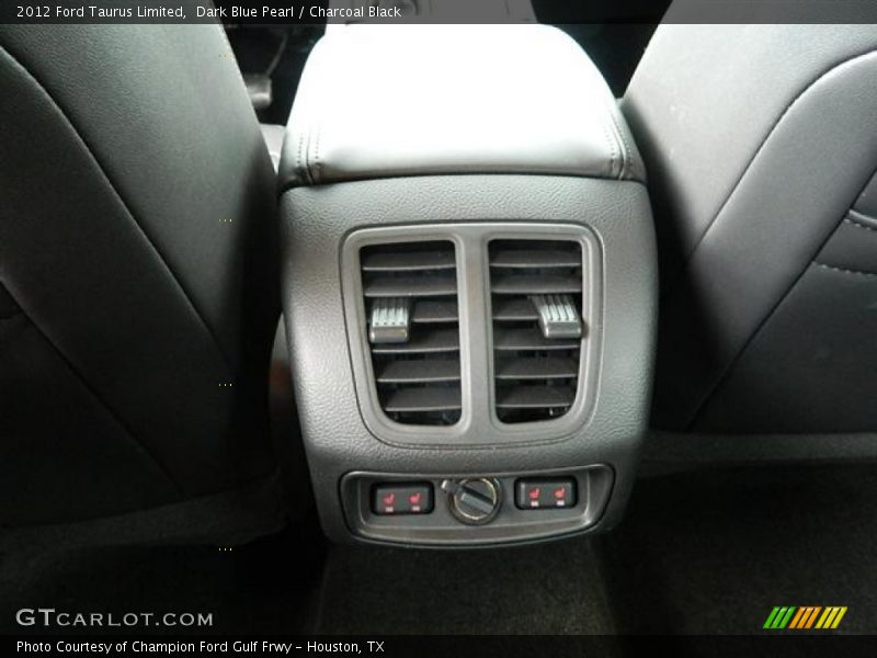 Dark Blue Pearl / Charcoal Black 2012 Ford Taurus Limited