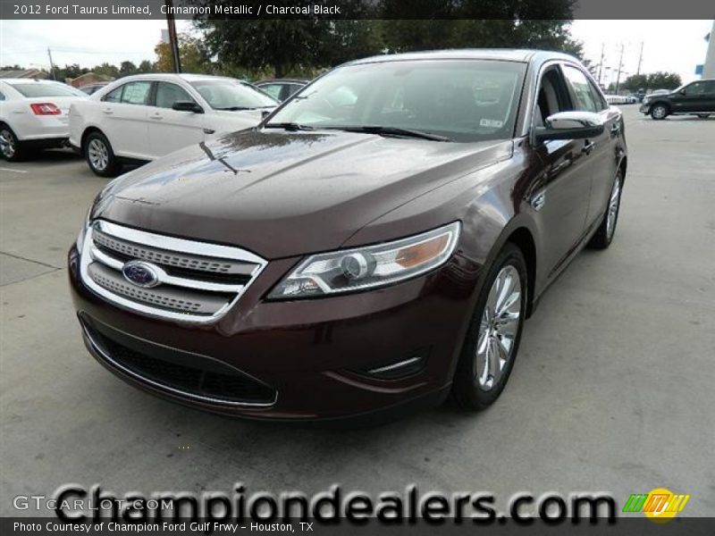 Cinnamon Metallic / Charcoal Black 2012 Ford Taurus Limited