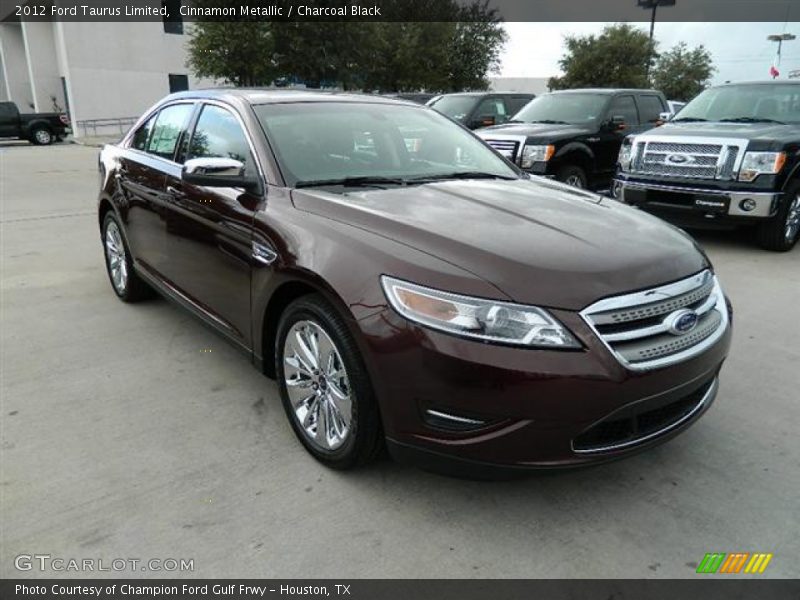 Cinnamon Metallic / Charcoal Black 2012 Ford Taurus Limited