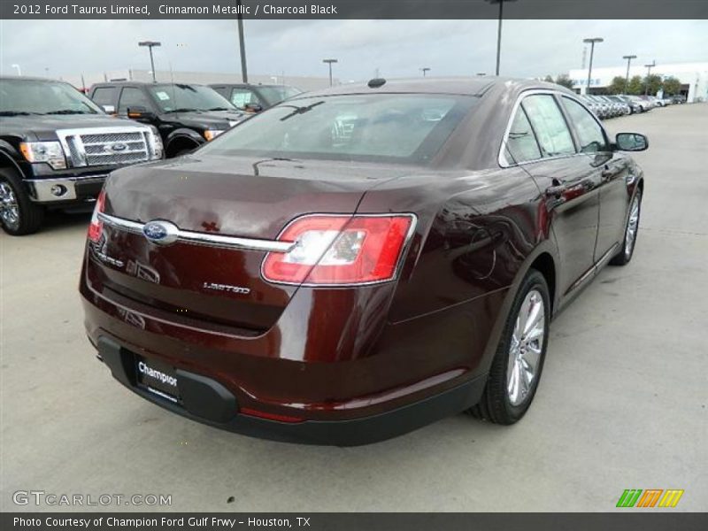 Cinnamon Metallic / Charcoal Black 2012 Ford Taurus Limited