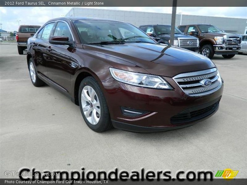 Cinnamon Metallic / Light Stone 2012 Ford Taurus SEL
