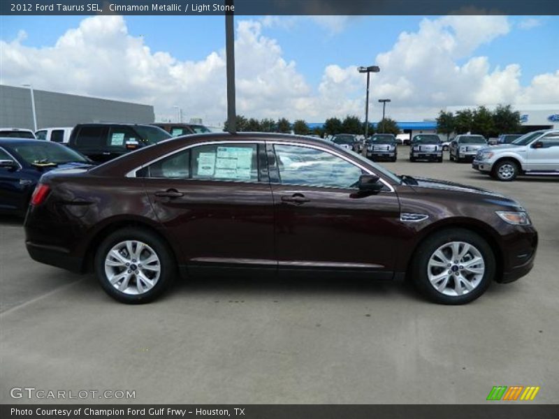 Cinnamon Metallic / Light Stone 2012 Ford Taurus SEL