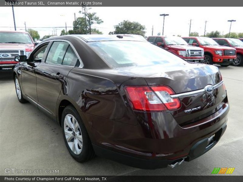 Cinnamon Metallic / Light Stone 2012 Ford Taurus SEL