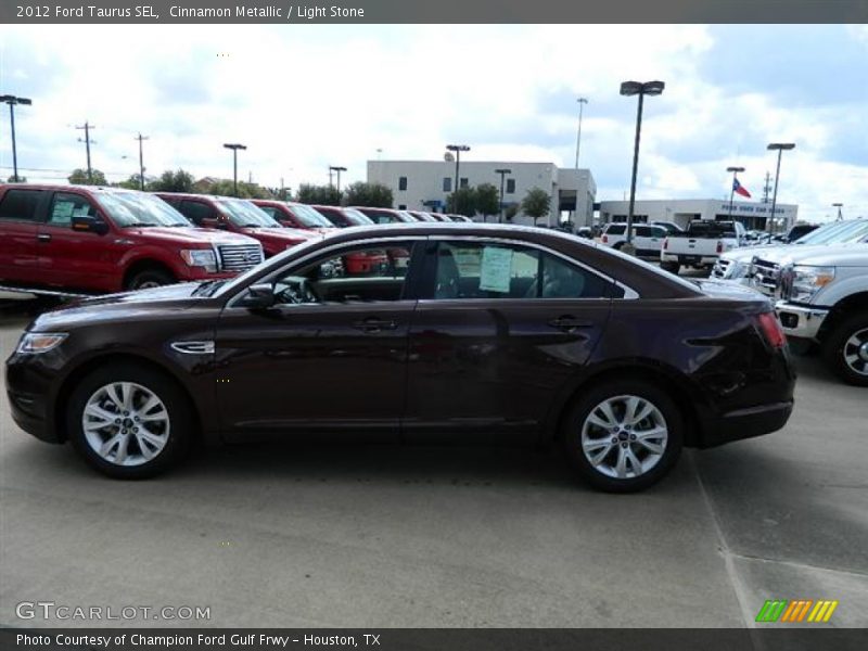 Cinnamon Metallic / Light Stone 2012 Ford Taurus SEL