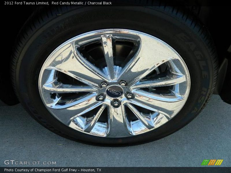 Red Candy Metallic / Charcoal Black 2012 Ford Taurus Limited