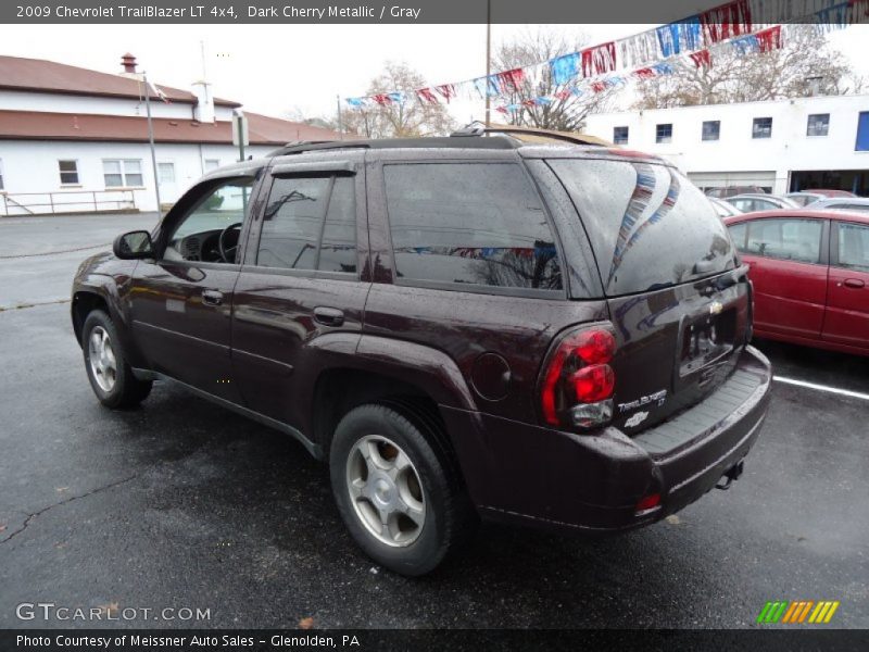 Dark Cherry Metallic / Gray 2009 Chevrolet TrailBlazer LT 4x4