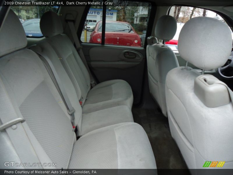 Dark Cherry Metallic / Gray 2009 Chevrolet TrailBlazer LT 4x4