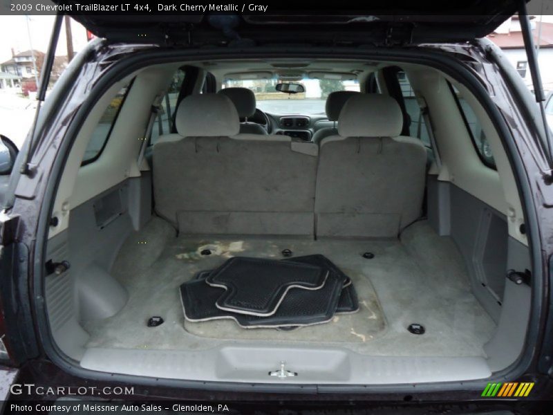 Dark Cherry Metallic / Gray 2009 Chevrolet TrailBlazer LT 4x4