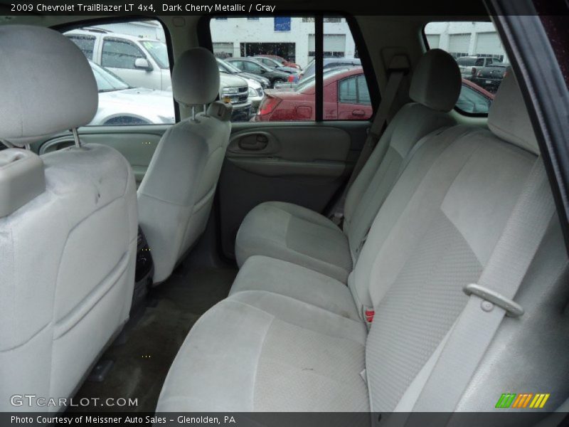 Dark Cherry Metallic / Gray 2009 Chevrolet TrailBlazer LT 4x4