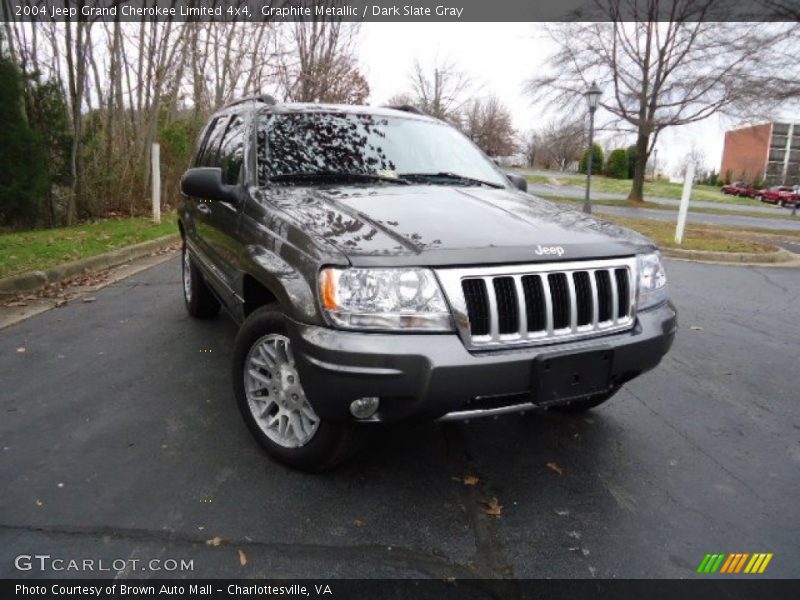 Graphite Metallic / Dark Slate Gray 2004 Jeep Grand Cherokee Limited 4x4